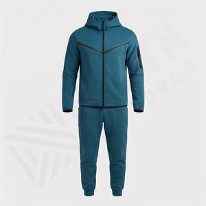 Ensemble de survêtement pour homme, couleur personnalisée, surdimensionné, vêtements de sport, jogging, style chemise, haut, logo personnalisé, vêtements de sport, ensemble chaud - Product Image 1