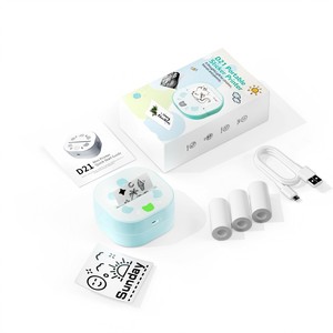 <strong>Portable</strong> Thermal <strong>Label</strong> <strong>Printer</strong> Inkless for Home Pantry Storage Box File Folder Organization <strong>Sticker</strong> Making - Product Image 6