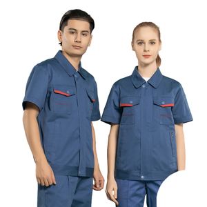 Vêtements de travail personnalisés avec logo imprimé sur mesure, en polyester, multi-poches, respirants, légers, unisexes, toutes saisons, protection au travail - Product Image 4