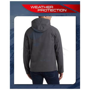 Chaqueta Softshell de invierno para hombre, abrigo transpirable y resistente al viento para exteriores sin cremallera para un uso cómodo en clima frío - Product Image 6