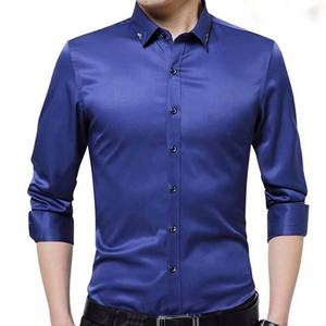 Chemises habillées à manches courtes de couleur blanche unie bureau formel hommes coton lin personnalisé OEM respirant top ventes chemises pour hommes - Product Image 5