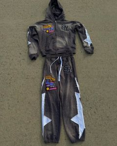 Survêtement pour homme 100% coton de haute qualité, léger, respirant, à séchage rapide, manches longues, taille élastique, longueur genou, hiver adulte - Product Image 5