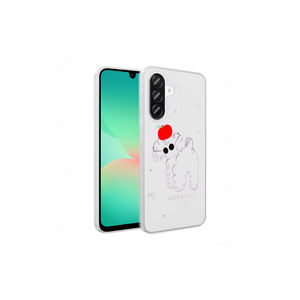 Funda Transparente con Diseño de Corazón para Samsung Galaxy A26, Carcasa Rígida de Silicona Antihuellas Compatible con A57 A53 - Product Image 2
