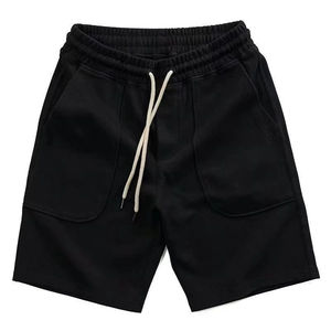 Short de jogging respirant pour hommes Bloc de couleur unie OEM Short de survêtement personnalisé pour hommes Short de survêtement 100% coton pour hommes - Product Image 1