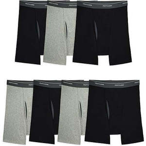 Men's Custom XL Knitted 100% Cotton Boxer Undergarments Breathable Logo <b>Printing</b> <b>Machine</b> Wash Private <b>Label</b> Bulk Supply - Product Image 3