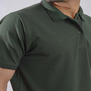 Camisas de Algodón Transpirables de Secado Rápido de Alta Calidad para Hombre, Personalizadas OEM, Talla Grande, Manga Corta, Color Sólido, Ecológicas - Product Image 5