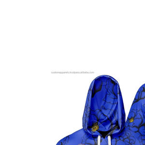 Sudaderas con Capucha Sublimadas con Logotipo Personalizado para Hombre, Sudadera de Forro Polar 100% Poliéster, Sudadera con Capucha Estampada Extra Grande, Servicio OEM - Product Image 3