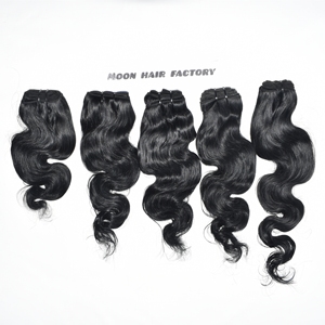 Cheveux humains indiens bruts, prix de gros, Bodywave, teinture noire, naturels, non traités, cuticules alignées, à vendre - Product Image 3