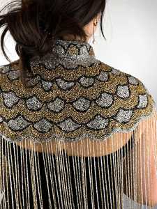 เสื้อคลุมลูกปัดสำหรับชุดราตรีเพื่อเพิ่มความหรูหราให้กับชุดทางการของคุณเน้นให้กับชุดเดรสคลับของคุณดูมีสไตล์ - Product Image 2