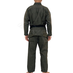 Nova Competidor Gi Gris, Kimono de Jiu-Jitsu Brasileño de Alta Calidad, el Más Popular, Hecho en Pakistán con Material 100% Algodón - Product Image 3