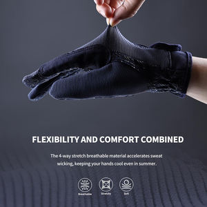 ถุงมือขี่ม้าถุงมือขี่ม้ากันลื่นออกแบบมาใหม่ล่าสุดระบายอากาศออกแบบโลโก้ได้ตามต้องการ - Product Image 4