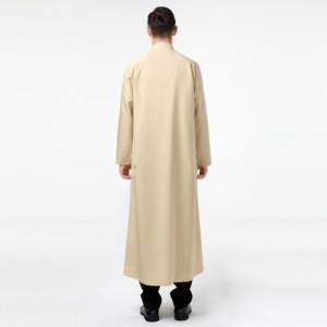 Abaya Islámica de Moda para Hombre, Talla Grande, Otoño, Térmica, 100% Algodón de Alta Calidad - Product Image 6