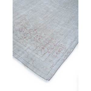 Tapis en laine noué à la main gris et noir vintage, motif floral abstrait, tapis rectangulaire pour salon, pour adolescents, fait main Pae-1689 - Product Image 2