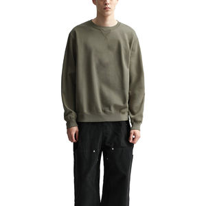 Sweat-shirt en éponge française lourd avec logo personnalisé de nouveau style pour hommes 50 pièces sweat à capuche en relief 3D col rond brodé de créateur - Product Image 5