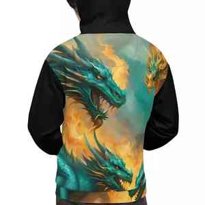 Sweat-shirts à capuche pour hommes avec impression intégrale, impression numérique complète, sublimation, impression personnalisée, vêtements d'hiver, sweat-shirt chaud à enfiler - Product Image 4