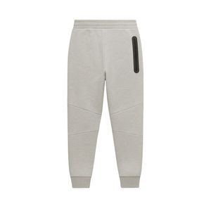 Pantalones Deportivos de Felpa Técnica para Hombre en Gris Claro, Ligeros, Cálidos, para Entrenamiento Atlético, Corte Ajustado, Ropa Deportiva Premium, Pantalones Deportivos - Product Image 2