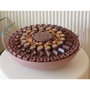 Bol de service de table de luxe pour hôtel et hôtel Bol de service en métal doré pour chocolat Bol de service pour dessert de mariage - Product Image 2