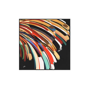 ผ้าพันคอไหมลายดอกไม้สไตล์วินเทจ - ผ้าเช็ดหน้าผ้าฝ้ายออกแบบเอง - Product Image 1