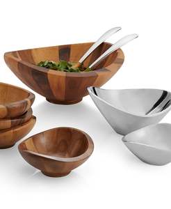 Juego de vajilla de madera de teca de calidad de lujo, forma personalizada para fiestas de boda y suministros de artículos de Hotel - Product Image 2