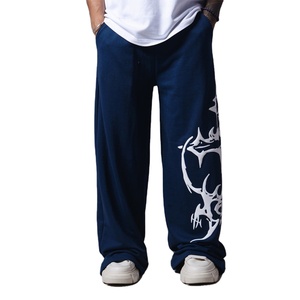 <b>Men's</b> Baggy Fleece Sweatpants Wholesale <b>Loose</b> <b>Fit</b> <b>Joggers</b> Casual Streetwear Pants - Product Image 4