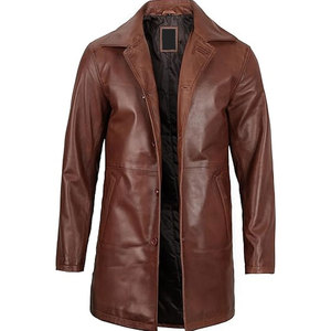 El mejor proveedor, abrigo de cuero para hombre hecho en fábrica, producto de gran demanda a granel a la venta - Product Image 1
