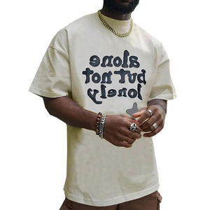 Camisetas de Alta Calidad con Estampado 3D Personalizado, Modernas, 100% Algodón, Hombros Caídos, Diseño Único, Venta al Por Mayor - Product Image 5