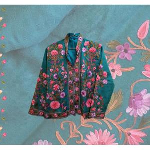 แฟชั่นคุณภาพที่อบอุ่นพิมพ์เสื้อแจ็คเก็ตผ้าฝ้ายแขนยาววินเทจ Kantha สูงแฟชั่นมือปักแขนยาวออกแบบ - Product Image 1