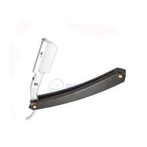 Maquinilla de afeitar de barbero de acero inoxidable profesional duradera, instrumento de belleza, herramienta de aseo clásica para salón y compradores mayoristas - Product Image 1