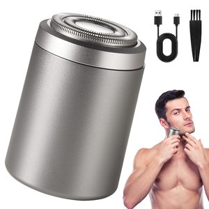 Afeitadora Eléctrica Portátil Mini Recargable por USB para Hombre, Afeitadora Rotativa Inalámbrica Impermeable IPX7 con Cuchilla Única para Uso Corporal - Product Image 2