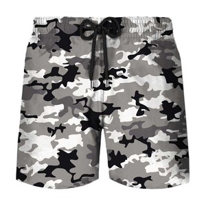 Summer <b>Mens</b> Board <b>Shorts</b> In 100% Polyester Canvas With <b>Elastic</b> <b>Waistband</b> Quick Dry Fabric And Mesh Lining For Swimwear - Product Image 5