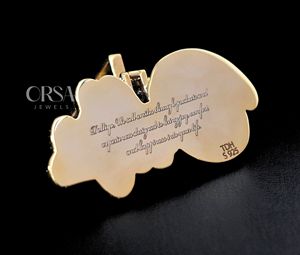 Qualité supérieure personnalisé Hip Hop nom pendentif Moissanite diamant glacé pendentif pour hommes femmes 925 argent bijoux personnalisés - Product Image 4