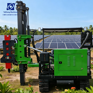 Pilonneuse solaire photovoltaïque légère avec mât rétractable |   Idéal pour la construction de clôtures et de projets photovoltaïques <span class=keywords><strong>à</strong></span> petite échelle - Product Image 3