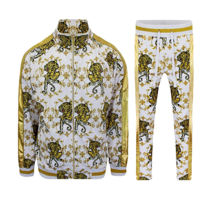 OEM Heavyweight Plus Size Custom Men's Track Suits Custom Printed Men Tracksuit Set <b>Polyester</b> <b>Jogger</b> Suit OEM Wholesale Supplier - Product Image 1