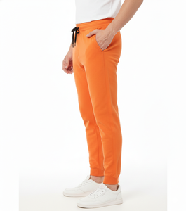 Pantalon de sport décontracté pour homme, marque privée, faible MOQ, uni, teinture unie, coupe droite, séchage rapide, polyester/coton, toile légère, hiver - Product Image 3