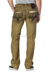 Jeans pour hommes avec poche arrière au design personnalisé le plus vendu - Product Image 2