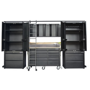 Gabinetes de herramientas Master Set 366cm Gabinete de almacenamiento de herramientas para mecánico Garaje Almacén Taller Caja de herramientas Gabinete Set ISTA Estándar - Product Image 4