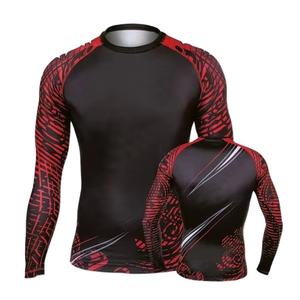 Chemises de protection contre les éruptions cutanées personnalisées, vierges, imprimées par transfert thermique, en spandex/nylon, séchage rapide, unisexe, adulte, manches longues, meilleure qualité - Product Image 5