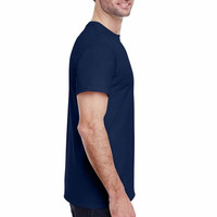 Camiseta Personalizada de Alta Calidad 100% Algodón para Hombre, Manga Corta, Ecológica, Lisa, Personalizable con Logotipo, MOQ de 25 Piezas