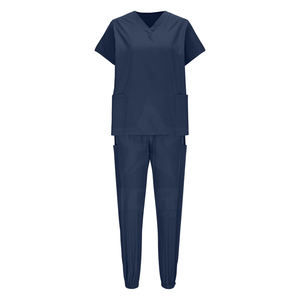 Uniformes Médicos para Hombre, Conjunto Niaahinn, Bata Quirúrgica y Pantalones, Conjunto de Uniforme Médico Ligero con Cuello en V Unisex para Enfermeros - Product Image 1