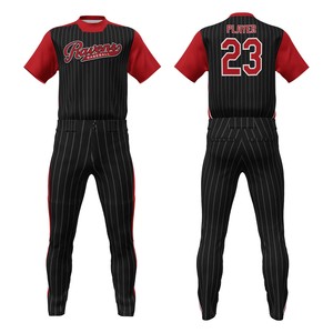 New 100% Polyester Custom Breathable Quick Dry <b>Baseball</b> Uniform <b>Sets</b> Unisex High Quality Lightweight Team Name Plus Size Size - Product Image 2