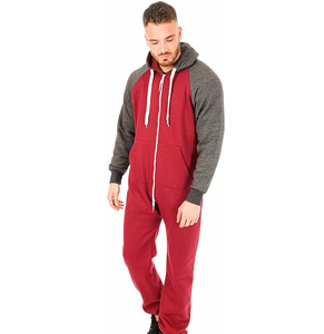 Mono de Invierno de Lujo para Hombre, con Capucha y Bloques de Color, Mono de una Pieza con Cremallera Completa, Transpirable, Ropa de Dormir - Product Image 5