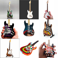 GUITARE MINIATURE EXCLUSIVE 10 POUCES SÉRIE STRATOCASTER - DÉCORATION PÂTELINE, DÉPÔLITEMENT, HALLOWEEN, MAISON