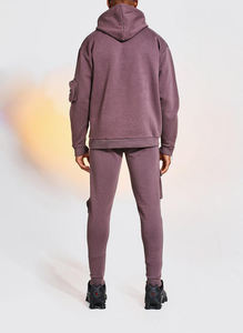 Moda de los hombres de diseño personalizado High Street Casual Sports Boxy Fit Sudadera con capucha y pantalones de chándal conjuntos de chándal Loose Cargo Man Chándal - Product Image 5