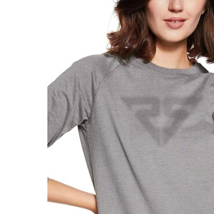 New Look, venta al por mayor, sudadera personalizada con cuello redondo, sudadera con estampado negro para mujer, sudadera de lana de la mejor calidad - Product Image 5