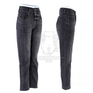 Pantalones Vaqueros de Mujer con Bolsillos Laterales, Ropa de Exterior, Pantalones Vaqueros Ligeros de Mujer, Venta en Línea - Product Image 3