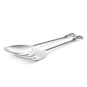 Juego de Cubiertos para Ensalada, Juego de Cubiertos para Ensalada de Acero Inoxidable con Elegante Mango y Cuchara - Product Image 3