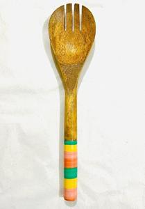 ช้อนด้ามยาวทำจากไม้และเรซิ่น ดีไซน์หรูหรา คุณภาพเยี่ยม ดีไซน์ทันสมัย สำหรับใช้ในครัวเรือน ทำด้วยมือ - Product Image 5