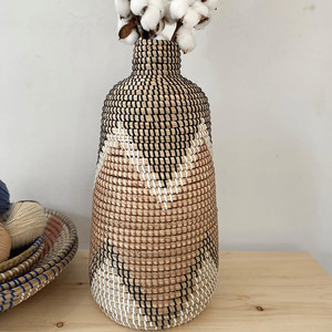 Jarrón decorativo de diseño clásico para el hogar, jarrón de mesa de algas naturales, sala de estar de flores para florero decorativo, novedad - Product Image 2