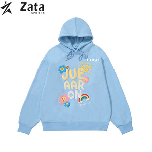 Custom Logo Hip Hop 3D Puff Printing Solid Eco-Friendly Customized Hoodies Regular Fit High Quality Print Cotton <b>Pullover</b> <b>Mens</b> - Product Image 3