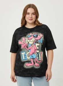 Camisetas de Mujer de Talla Grande con Estampados y Diseños Nuevos de LYG OEM ODM 2026, Camisetas Holgadas de Verano para Mujer, Ropa de Mujer - Product Image 2